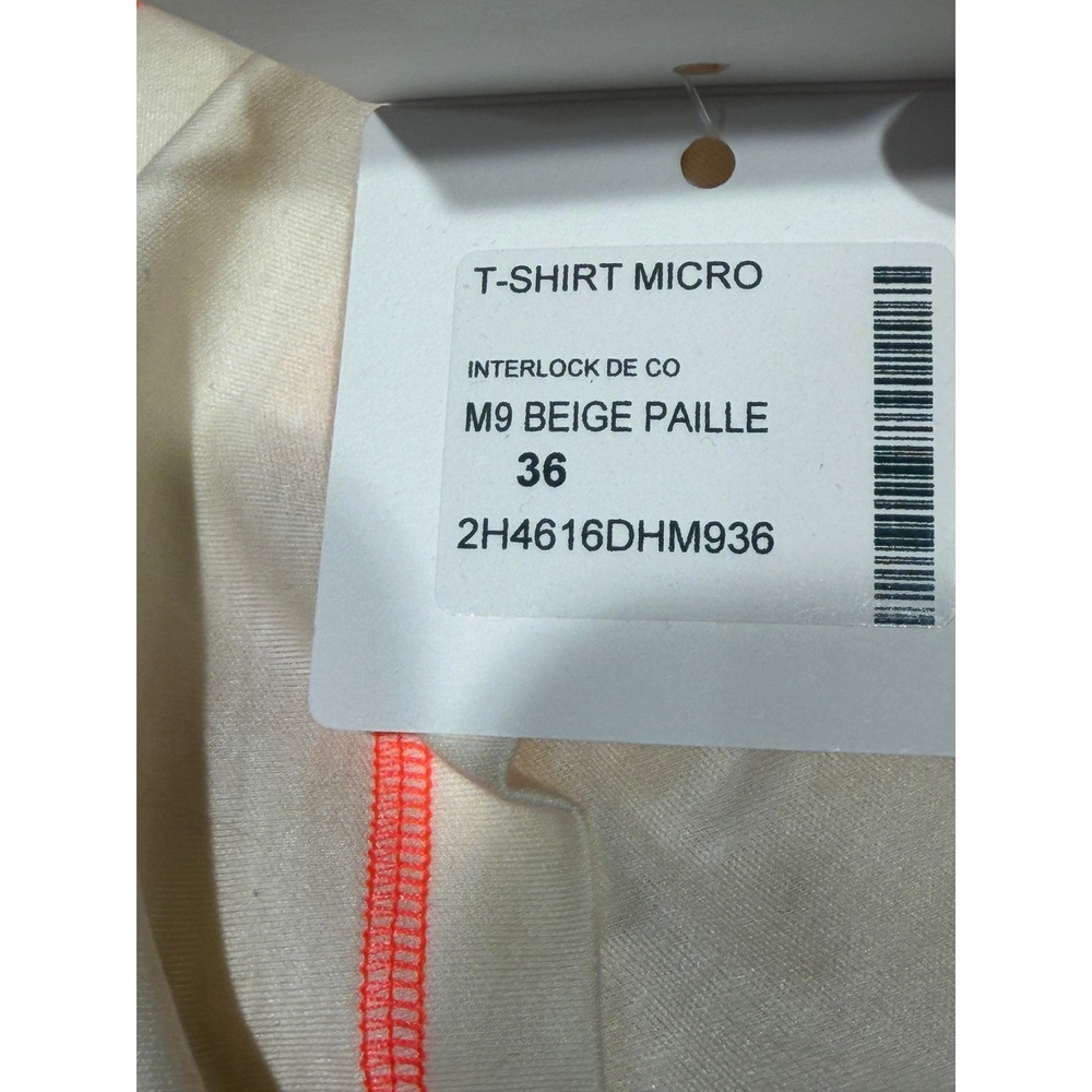 NWT Hermès Jungle Love Tee 36 Robert Dallet Neon Orange Beige Paille Leopard - Picture 8 of 9
